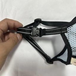 Cesta de malha ajustável para cães, focinho macio, anti morder, lamber e mastigar, cinta reflexiva, uso diário, pequena raça de tamanho médio e grande - Image 4