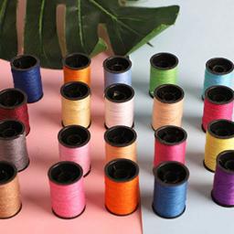 64 pçs bobinas kits de linha de costura mão linhas de costura reutilizáveis poliéster carretel linhas variedade para mão e máquina costura diy - Image 2