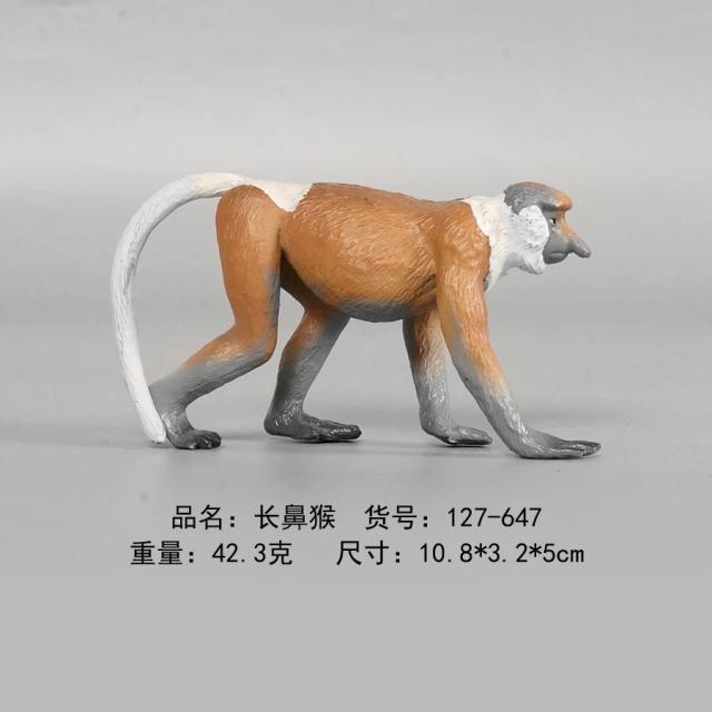 Figurinhas de Animais Selvagens Realistas: Anta Malaia, Tamanduá e Texugo em Brinquedos Educativos e Action Figures