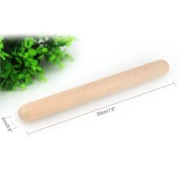 Baqueta de madeira para crianças, instrumento de percussão, brinquedos musicais, palitos de ritmo, fácil de usar, ferramentas manuais para acompanhamento, 1 par - Image 6