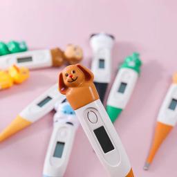 Termômetro eletrônico portátil dos desenhos animados, Produtos seguros de cabeça macia, Acessórios veterinários, Pet Medical Equipment, Suprimentos de ferramentas - Image 5