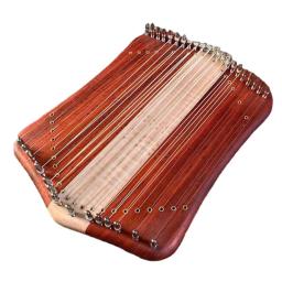 Mini Cordas Harpa Lira Estatueta, Instrumento Musical Raro Especial, Escala Cromática Portátil, Crianças Iniciantes Acessórios - Image 6