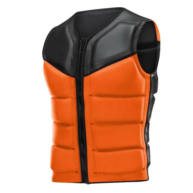 Casaco de neoprene salva-vidas para adultos - ideal para esqui, wakeboard, natação, pesca, canoagem e caiaque