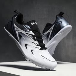 Sapatos profissionais de picos de atletismo para homens, competição de treinamento, corrida leve, antiderrapante, impermeável, por atacado - Image 3