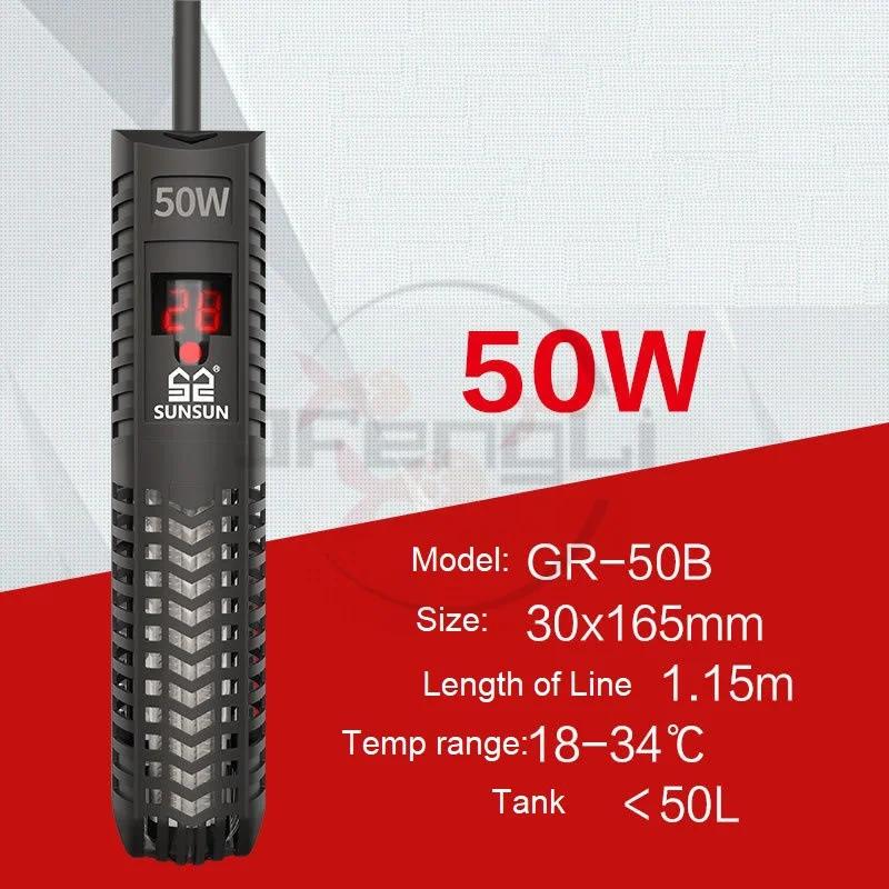 Produtos de controle do termostato da temperatura do aquário do calefator do tanque de peixes de sunsun 220v pequeno aquecimento elétrico de água fluindo o vidro da tartaruga - Image 1
