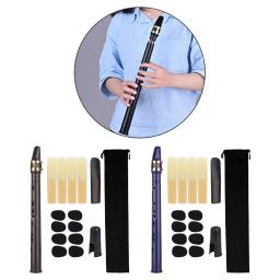 Mini bolso saxofone com bocal palhetas, carregando saco, dedilhado gráfico, Sax instrumento de sopro para jogadores, amantes da música - Image 1