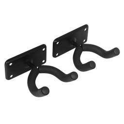 Suporte de guitarra de metal quadrado, parede, gancho, suporte para guitarra, violino, banjo, baixo, cavaquinho, elétrico, acessórios, 2 peças, conjunto - Image 2