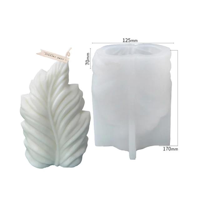 Moldes de Silicone para Velas e Artesanato: Pêra Listrada e Vieira para DIY de Velas Aromáticas e Decoração de Casa