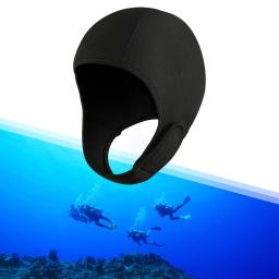 2mm neoprene wetsuit capa de mergulho capuz de mergulho surf chapéu térmico capuz para mulheres homens vela caiaque canoagem inverno - Image 3
