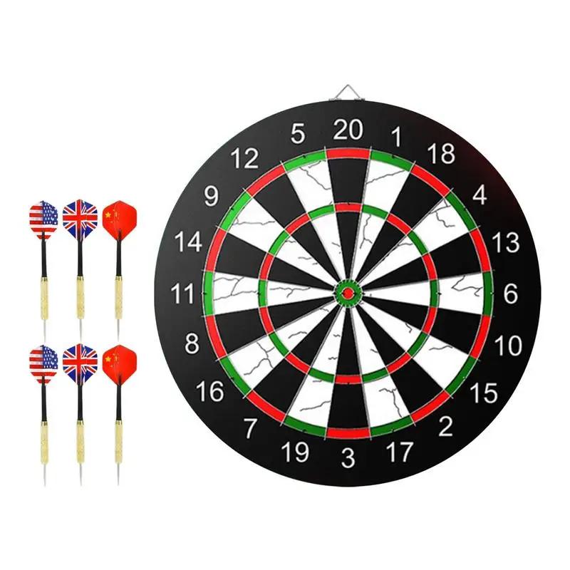 Alvo de Dardos Profissional 15" com Dardos - Jogo de Festa Durável