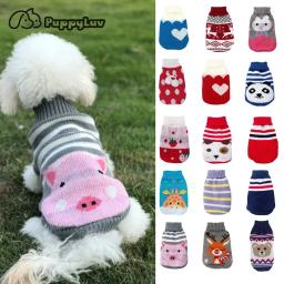 Casaco de inverno roupas para animais de estimação roupas para cães quentes gato camisola para animais de estimação suprimentos para chihuahua bulldogs filhote de cachorro traje pequeno médio cães - Image 1