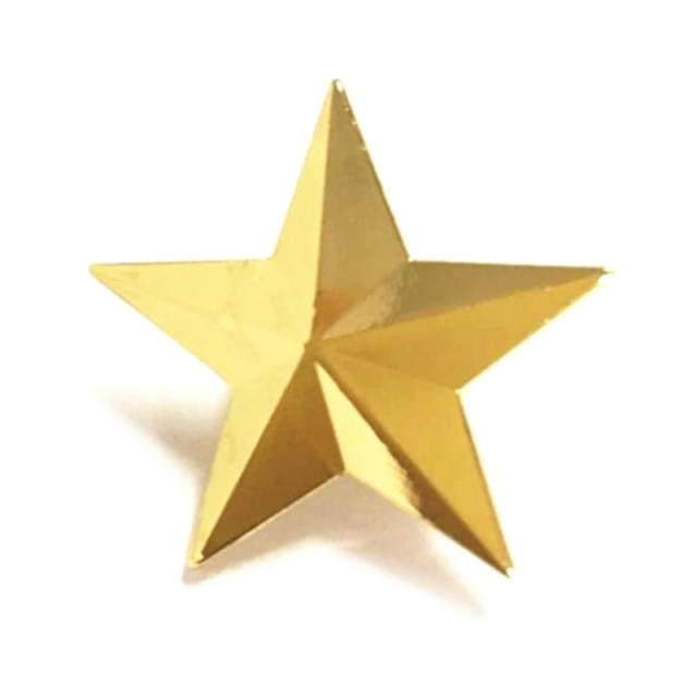 Broche Estrela Geométrica Brilhante: Elegante Alfinete de Lapela para Festas e Presentes Femininos