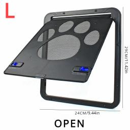Porta de estimação, Dog Gate, Ao ar livre, Cães, Gatos, Janela, Casa, Entrar livremente, Moda, Bonito Jardim, Seguro, Novo, Fácil Instalar - Image 5