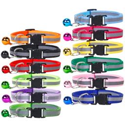 Colarinho Refletivo Fivela de Segurança para Animais de Estimação, Ajustável, Personalizado, Identificação Personalizada, Gravação Livre, Nylon, Grande, Gatinho, Cachorro, 1 Pc - Image 1