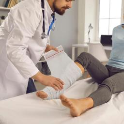 Envoltório de bandagem elástica de 2 pacotes, bandagem de compressão para pernas, tornozelo, joelho, barriga, corpo, envoltórios de linfedema para pernas, sem látex - Image 5