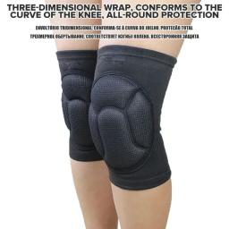 Espessar Joelheiras De Proteção, Esponja Brace, Guardas De Voleibol, Extreme Sport, Dança, Anti Colisão, Protetor De Joelho Elástico - Image 3
