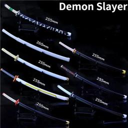 Real Katana Demon Slayer Espadas, Metal Simulação, Kimetsu No Yaiba Anime, Manga Brinquedos, Espadas, Decoração de quarto - Image 4
