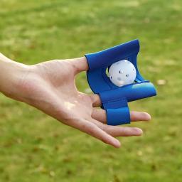 Mini Luvas De Treinamento De Beisebol, Luva Leve De Softball, Dois Dedos, Apanhador De Teia, Bolas De Prática De Tamanho De Golfe, 1Pc - Image 3