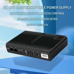 Fonte de alimentação ininterrupta, Mini UPS Router Optical Cat Adapter, DC Backup Power, AC 110V 220V para DC 5V 9V 12V 15V 24V - Image 4