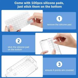 Clear Plastic Gaveta Organizadores Set, Desk Divisores Bins, Caixa de armazenamento para o quarto, cômoda, maquiagem do escritório, Gadgets Jóias, 7 Pcs, 14 Pcs - Image 4