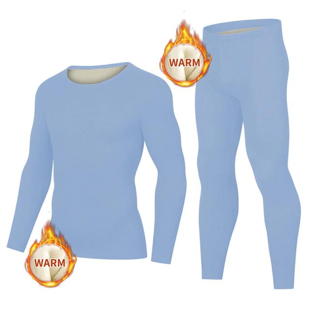 Roupa Interior Térmica Masculina - Duplo Calor e Alta Elasticidade - Conjunto de Inverno