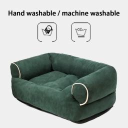 Sofá Conforto Lavável para Cães e Gatos, Camas Aquecidas, Sofá para Dormir, Pad House, Nest Cave, Pequeno, Médio, Grande - Image 3