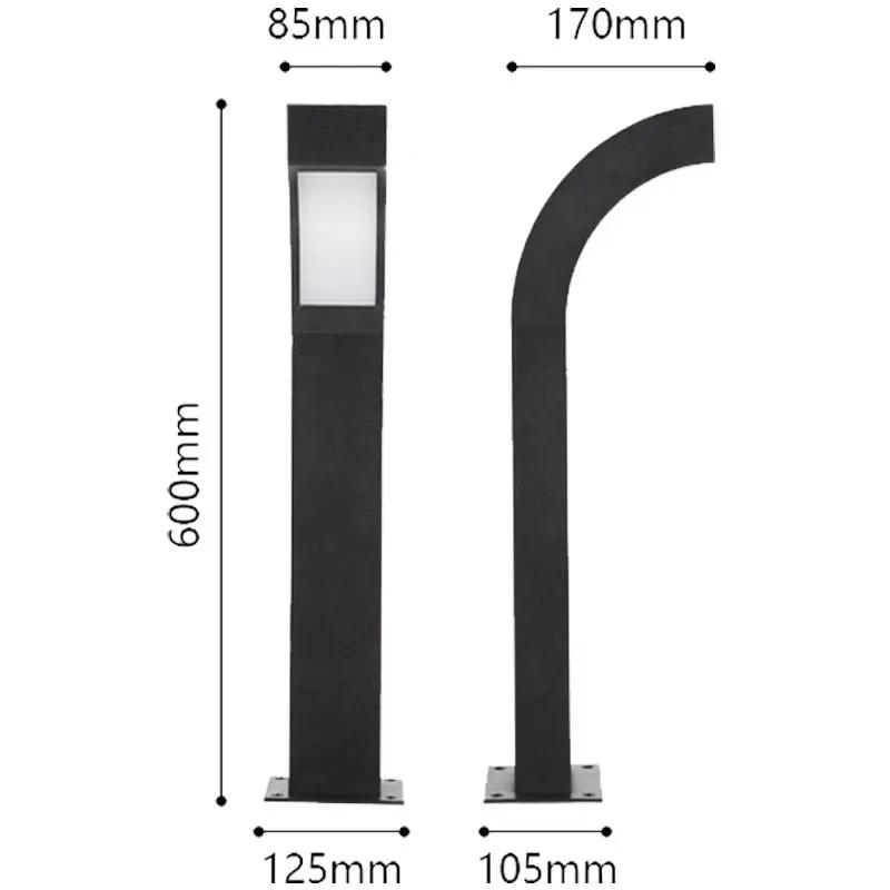 Moderno LED Outdoor Lawn Light, Engenharia Paisagem Iluminação, impermeável, Villa, pátio, jardim - Image 1