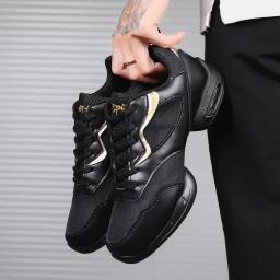 Calçados Esportivos Antiderrapantes para Homens, Sapatos de Dança Quadrados, Tênis Increased Net, Jazz Tênis, Fitness, Performance de Equipe, Novo - Image 1