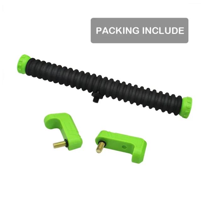 Conjunto Completo de Alimentador de Pesca para Carpa com Suporte Intercambiável e Equipamento de Método Grosso