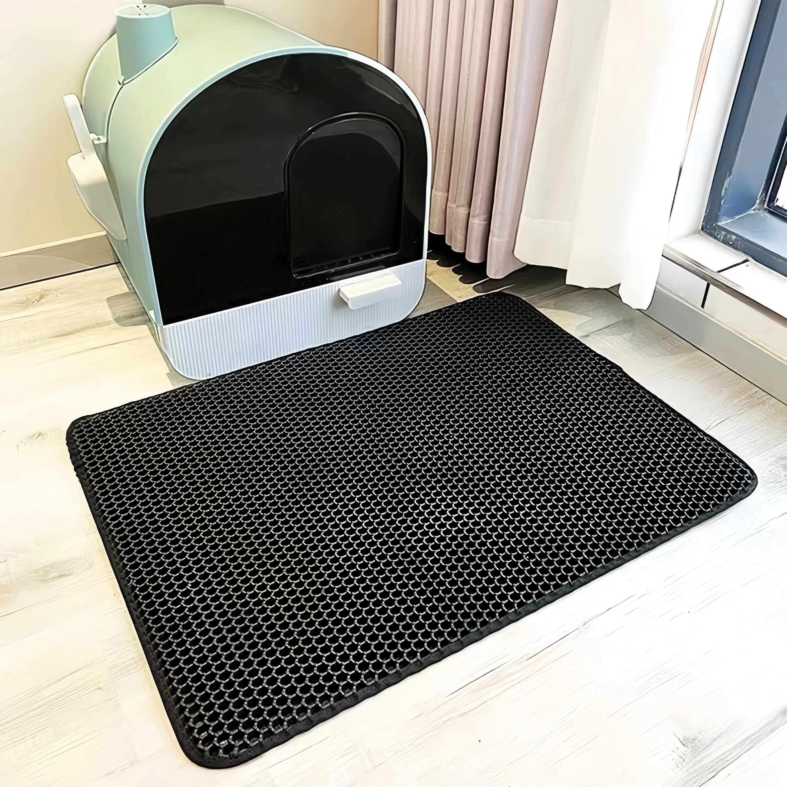 Tapete de lixo grande gato, caixa impermeável dupla camada Pet Litter, WC Pet, areia antiderrapante, lavável limpo - Image 1