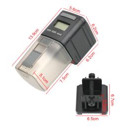Alimentador Automático De Peixes Com Temporizador Inteligente, Dispensadores De Alimentos De Tanque, Suprimentos De Aquário - Image 4