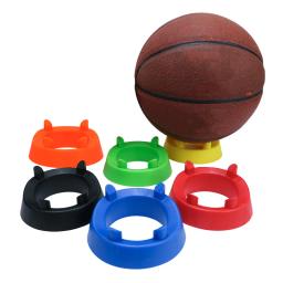 Basquetebol e Futebol Suporte Bola Suporte, Quatro-Canto Rack, Base de Suporte para Voleibol, Rugby, Display Stand, 1Pc - Image 2