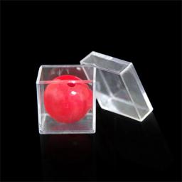 Bola clara engraçada através da caixa, Truques Mágicos Adereços, Ilusão Mágica, Jogo do Mágico, Fase de Mágicos Profissionais, Brinquedos Mágicos Close-up - Image 3
