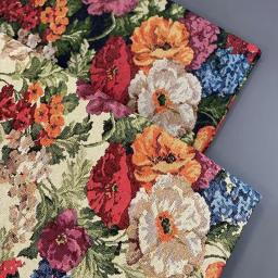 Pintura A Óleo Floral Jacquard Tecido, Fio Tingido Padrão, DIY Vestido Vestuário, Toalha de mesa, Sofá Almofada Material, Artesanato, 100x148cm - Image 1