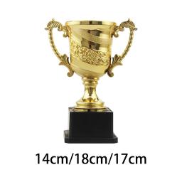 Prêmio troféu estatueta troféu copo medalhas de base preta troféu prêmios para lembranças esportivas festa temática de competição de futebol - Image 1