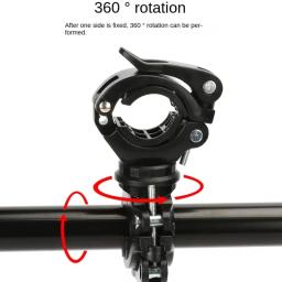 Bicicleta LED Light Bracket, Bike Lanterna Mount Holder, MTB Ciclismo Lâmpada, Torch Mount, Acessórios para bicicleta, 360 Graus Rotativo - Image 2