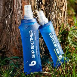 TPU Folding Soft Flask Garrafa de água dobrável ao ar livre Handheld, Running Hydration Pack, saco de cintura, durável - Image 1