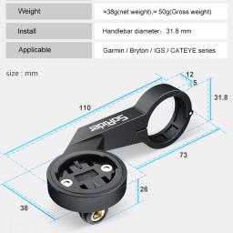 XOSS-Monitor Sensor de Freqüência Cardíaca, Computador Bicicleta Mount Acessórios, S1, X2, Vortex - Image 5