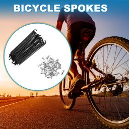 X autohaux raios de bicicleta raios de roda de bicicleta 14g 100/105/108/112/115/120/125/130/135/140/151mm comprimento aço carbono galvanizado - Image 2