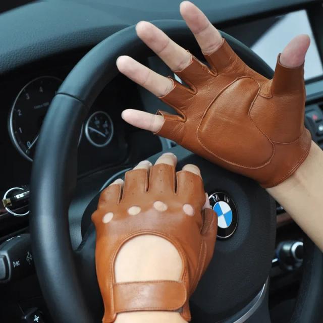Luvas de Pele de Carneiro para Fitness e Equitação - Conforto e Controle