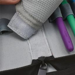 Saco de armazenamento bonito Crochet Hook, Knitting Kit Organizer Case, Costura, Crochet, Tesoura, DIY Tools Pouch - Image 3
