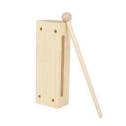 Orff-Bastão de castanholas de madeira para crianças, 2 tons, percussão, baixa, alta, quadrada, instrumentos musicais, brinquedos educativos - Image 6