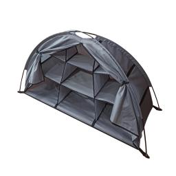 Impermeável Camping Cabinet Tent com 9 Prateleiras, Tenda dobrável multifuncional, Compacto e portátil, Tenda de armazenamento ao ar livre - Image 1