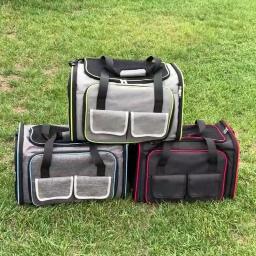 Portáteis Pet Carriers Bolsas, Bolsa de Ombro, Respirável, Dobrável, Mochila De Viagem Ao Ar Livre, Transporte De Carro, Gato Saco Gaiola - Image 3