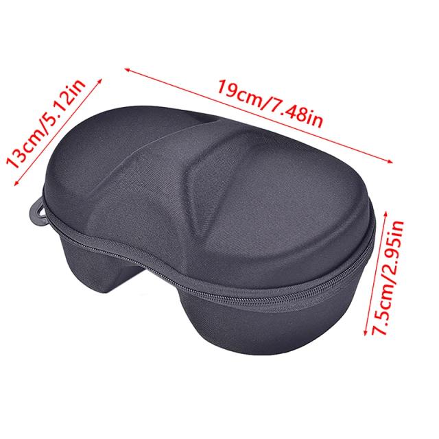 Caixa Armazenamento para Óculos de Mergulho com Máscara Subaquática e Tampa Facial - Case com Fecho para Snorkel e Natação Subaquática