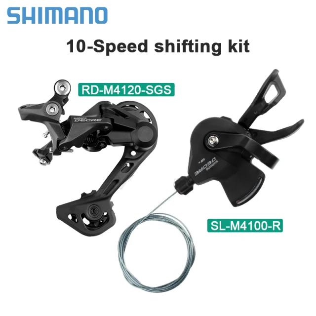 Shimano Deore M4120 10s Groupset Alavanca e Câmbio Traseiro MTB