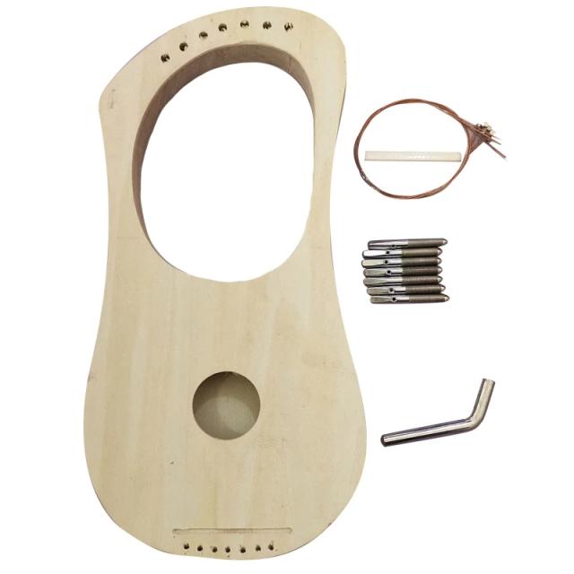 Lira Harpa Antiga 7 Cordas: Material DIY e Dicas para Construção do Instrumento