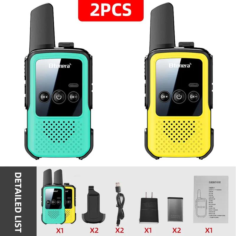 BTONERA BT300 MiniWalkie Talkie Rádio bidirecional 2 PCS Crianças Walkie-talkie PMR/FRS Rádio de comunicação portátil para brinquedos de acampamento - Image 1
