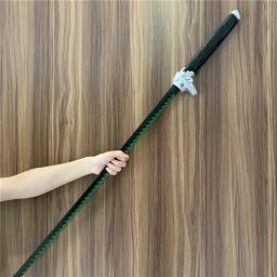 106cm jogo katana arma 1:1 cosplay espada fantasma mal ninja conjunto faca verde preto bainha role play modelo prop espada de segurança plutônio para - Image 4