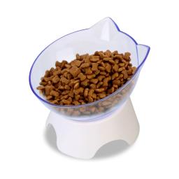Tigela de gato antiderrapante transparente com base de suporte, Pet Food e alimentadores de água, Alimentadores de gatos e cães - Image 3